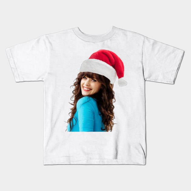 New Girl Christmas Kids T-Shirt by marisaj4488